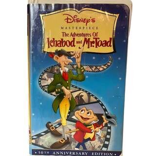 Walt Disney Masterpiece Collection The Adventures of Ichabod & Mr. Toad-50th VHS